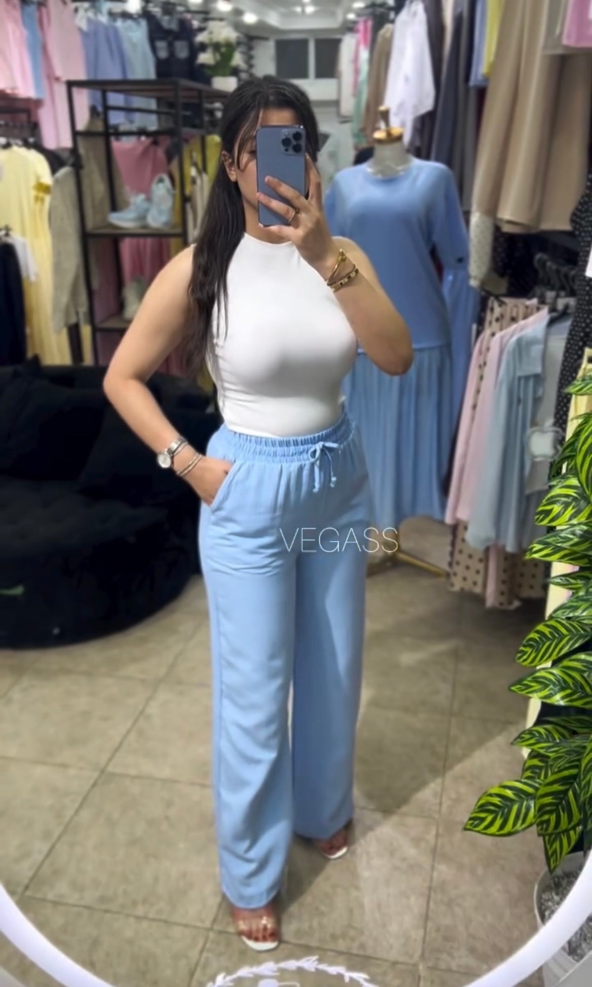 Pantalon En Lin